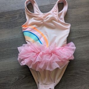 3T Pink Rainbow Cat and Jack Swimsuit
